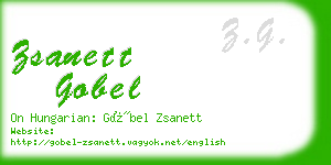 zsanett gobel business card